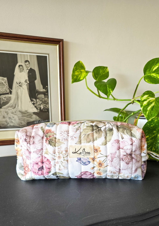 Trousse de toilette "Fleurie"